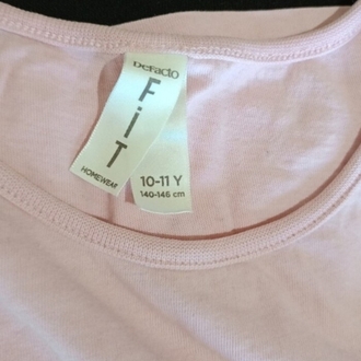 Pembe Renk Kedi Baskılı T-shirt