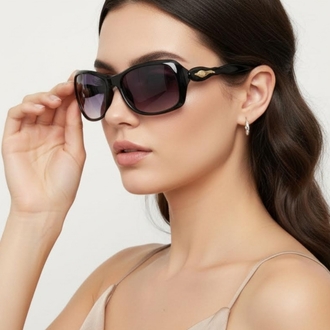 Retro Uv400 Polarize Kadın Güneş Gözlüğü