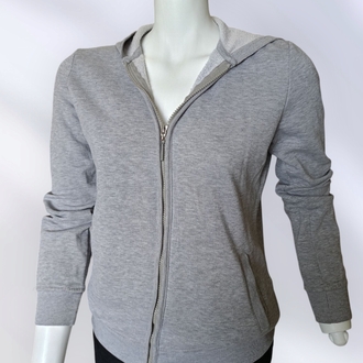 Unisex Kapüşonlu Fermuarlı Sweatshirt