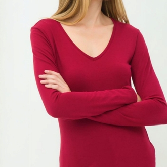 Bordo Kadın Sweatshirt