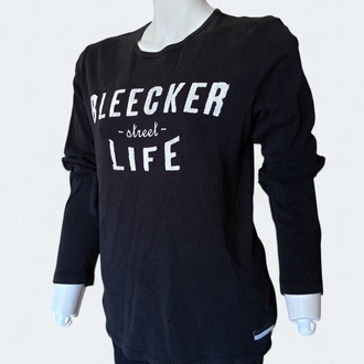 Siyah Baskılı Unisex Sweatshirt