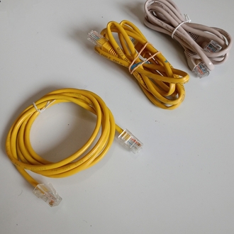 3 Adet Cat5 Ethernet Kablo Seti