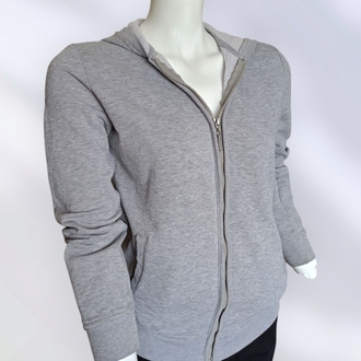 Unisex Kapüşonlu Fermuarlı Sweatshirt