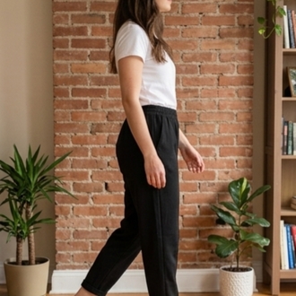 Siyah Eşofman Alt/ Spor Pantolon