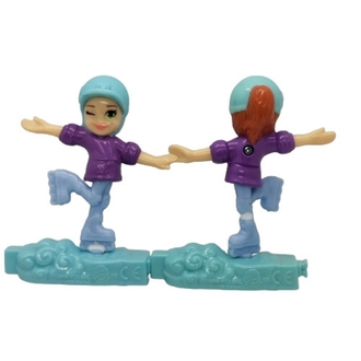 Polly Pocket Scooterlu Kız Figürü