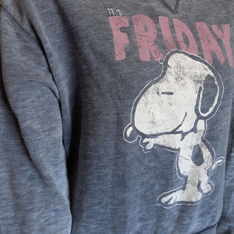 Snopy Baskılı Sweatshirt