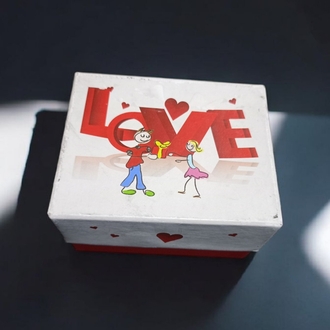 Renkli Love Hediye Kutusu