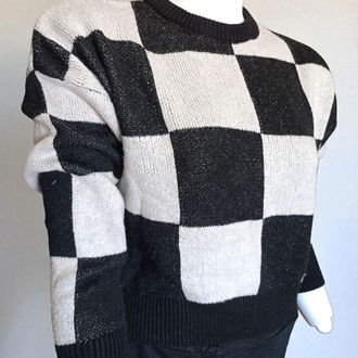 Dama Desen Oversize Model Kazak