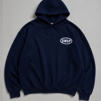 Oversize Baskılı Kapüşonlu Sweatshirt