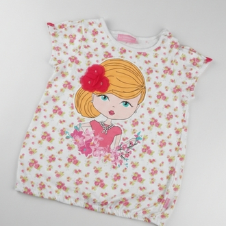 Lcw Pembe Baskılı T-shirt