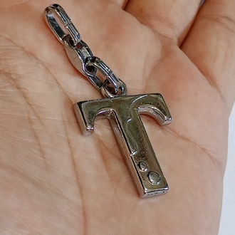 T Harfi Charm/Anahtarlık/Kolye