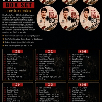 Elvis Presley Box Set CD Koleksiyonu