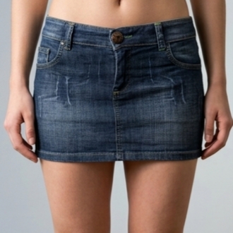 Adl Y2K Denim Mini Kot Etek