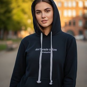 Unisex Siyah sweatshirt