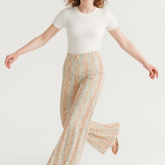 Zara Triko Dantel Pantolon