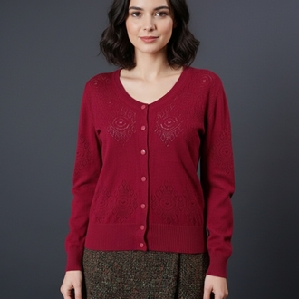 Bordo Renk Hırka