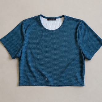 Kısa Kollu Crop Kadın T-shirt