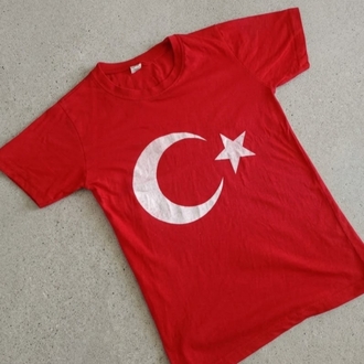 Türk Bayraklı Unisex Tişört