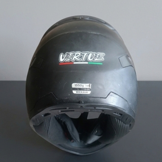 LSS Virtue Mat Siyah Hasarlı Kask