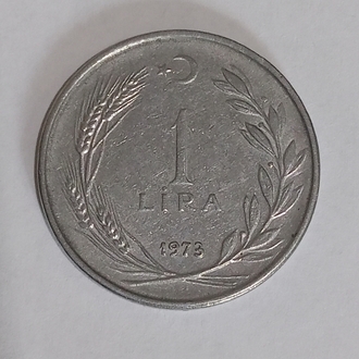 1 Lira Hatıra  Madeni Para (1973)