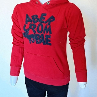 Kırmızı Abercrombie Unisex Sweatshirt