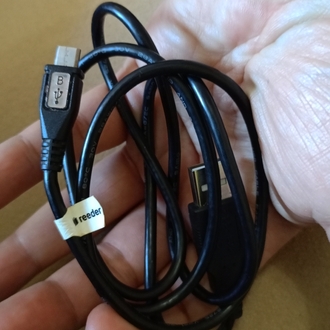 Reeder Siyah USB Telefon Şarj Kablosu