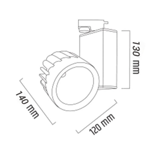 40W Led Monofoze Ray Spot
