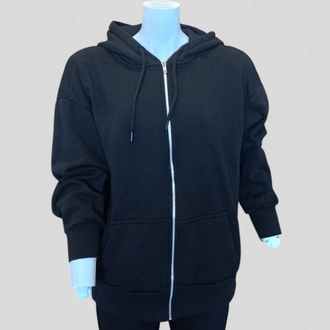 Kapüşonlu Fermuarlı Unisex Sweatshirt