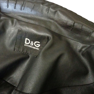 Dolce Gabanna Erkek Deri Mont
