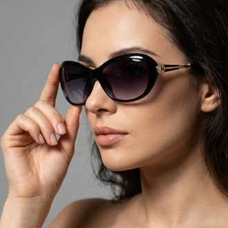 Retro Uv400 Polarize Kadın Güneş Gözlüğü
