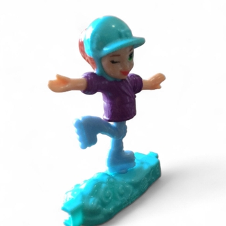 Polly Pocket Scooterlu Kız Figürü