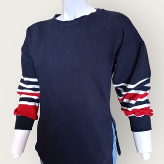 Şerit Detaylı Sweatshirt 