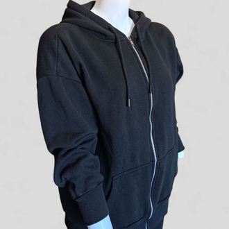 Kapüşonlu Fermuarlı Unisex Sweatshirt