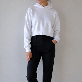 Zara Kapüşonlu Crop Sweatshirt