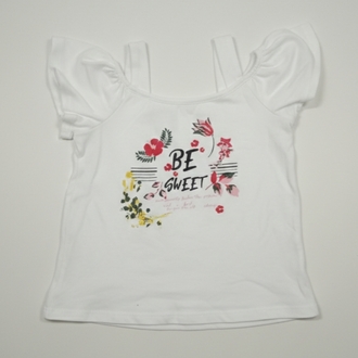 Panço Kız Çocuk Renkli Baskılı T-shirt