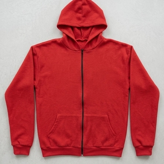 Kapüşonlu Fermuarlı Unisex Sweatshirt