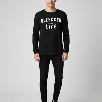 Siyah Baskılı Unisex Sweatshirt