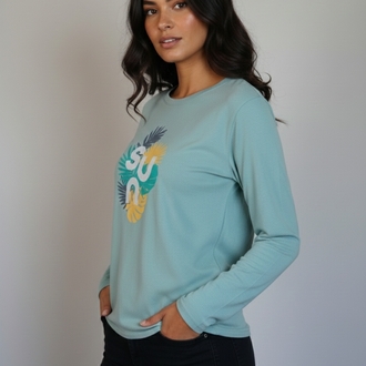 Uzun Kollu Kadın Sweatshirt