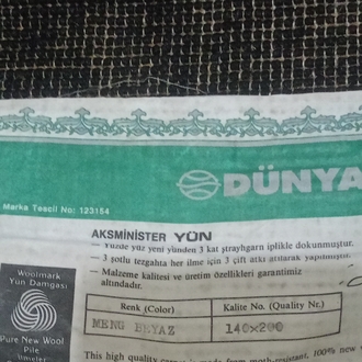 2K Büyük Boy Dizayn Desenli Halı