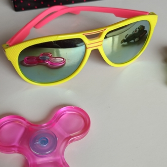 Neon Sarı Çocuk Güneş Gözlüğü