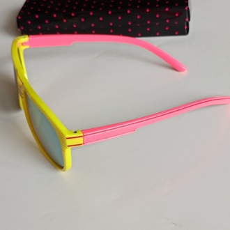 Neon Sarı Çocuk Güneş Gözlüğü