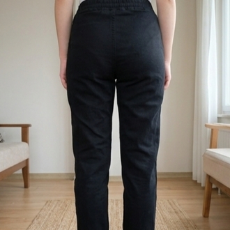 Yanları Düğme Detaylı Jogger Pantolon