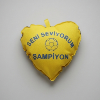 Fenerbahçe Mini Kalp Yastık