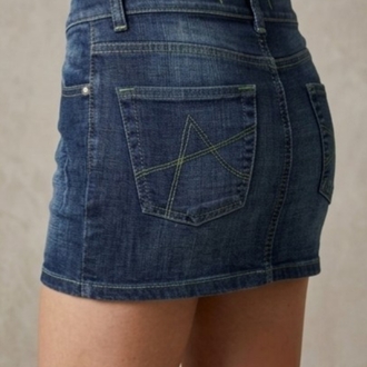 Adl Y2K Denim Mini Kot Etek