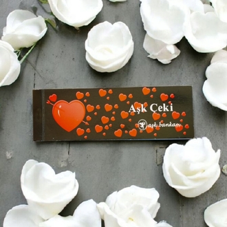 Aşk Çeki Romantik Hediye