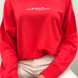 Mariquita Marka Kırmızı Sweatshirt