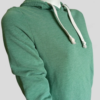 Kapüşonlu Yeşil Sweatshirt