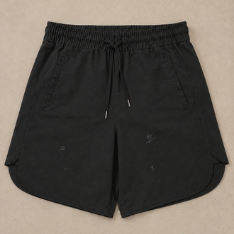 Siyah Mini Spor Şort