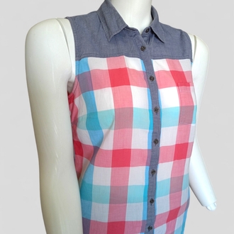 Mavi Jeans Kolsuz Ekose Desen Gömlek