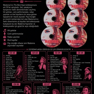 Madonna The Best Days CD Koleksiyon Seti